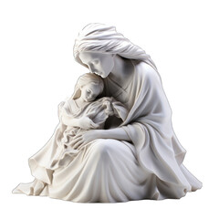 Serene Mother Statue png