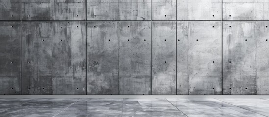 Concrete Wall Background in Gray Color