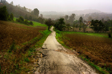 Valle San Bartolomeo, small village in Monferrato, Alessandria, Piedmont, Italy