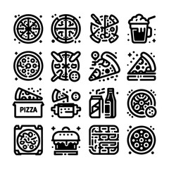 Pizza Icon Set
