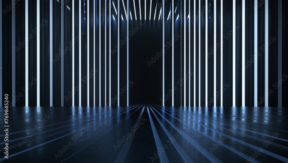 Poster abstract background with lines and shapes, creating an atmosphere of futuristic technology or advert