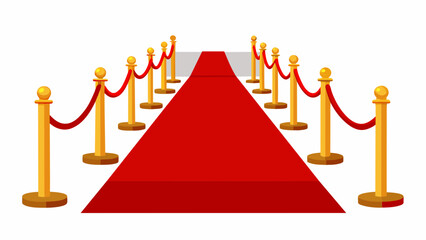 Unlocking Glamour Red Carpet with Golden Barrier Fencing for Unforgettable Events