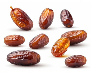 dates isolated on white background