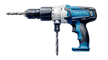 Electric Drill Innovation on transparent background.