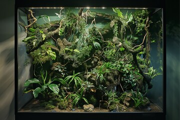 Miniature gardens, terrariums and vivariums.
generative ai