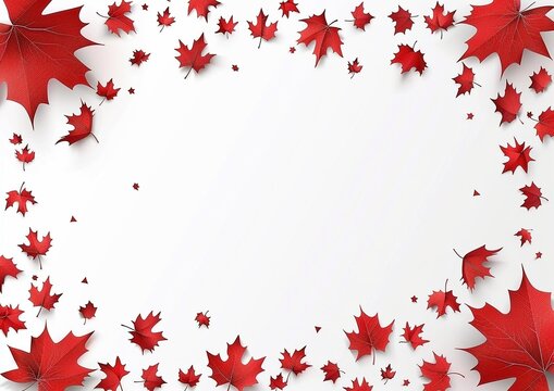 Red Maple Leaf Frame