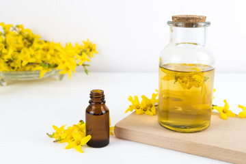 infusion of forsythia flowers, a rich source of rutin, rutoside