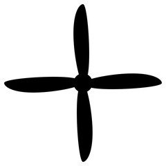 propeller icon, simple vector design - obrazy, fototapety, plakaty