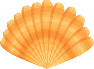 Colorful sea shell icon cartoon vector. Summer marine pearl. Water conch