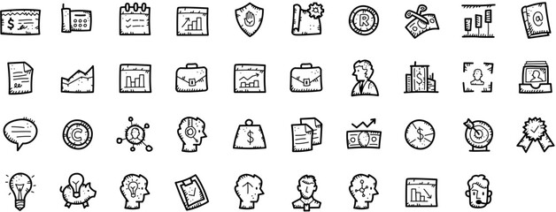 Set of Business icons