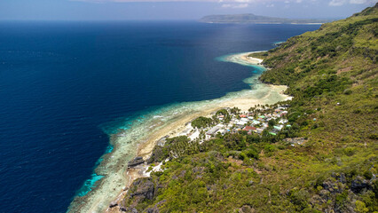 Drone scenes in Indonesia
