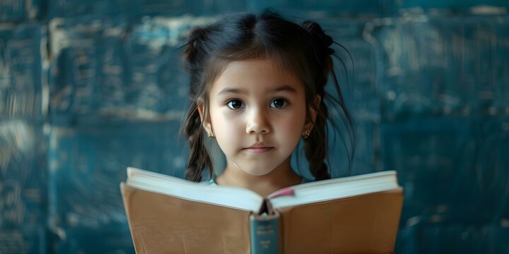 Indigo child leads book drive for underprivileged kids promoting literacy and education through community support and generosity. Concept Literacy Advocacy, Community Support, Education Equity