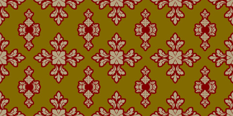 Ethnic motif. Ikat geometric folklore background. all over seamless pattern digital print design