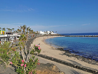 Obraz premium Playa Flamingo in Playa Blanca - Lanzarote