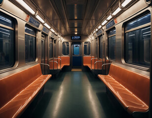 Obraz premium Different types of New York subways.