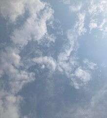 blue sky with clouds