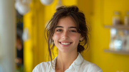 An Italian young woman 20 years old