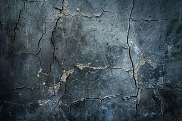Obraz premium ice winter background cracks grunge texture black dark blue gray wallpaper. ai generative