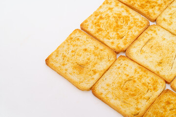 Special Chinese food grilled steamed bun slices