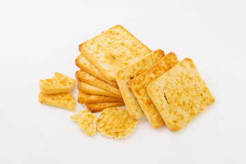 Special Chinese food grilled steamed bun slices
