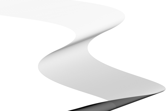 曲線で構成されたモノクロのグラデーションの背景イラスト