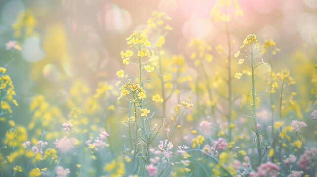 Spring sunshine and wild flowers