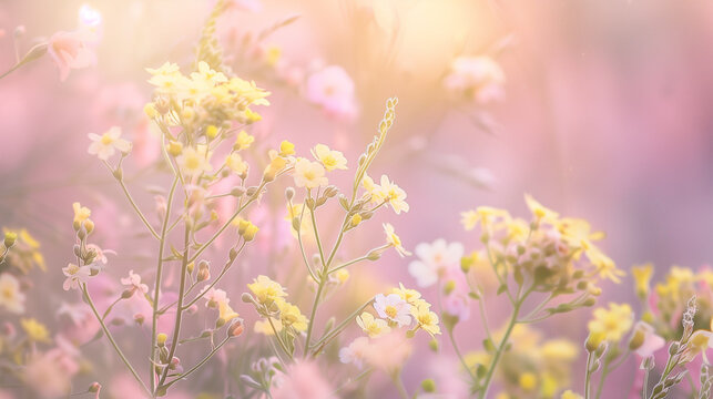 Spring sunshine and wild flowers
