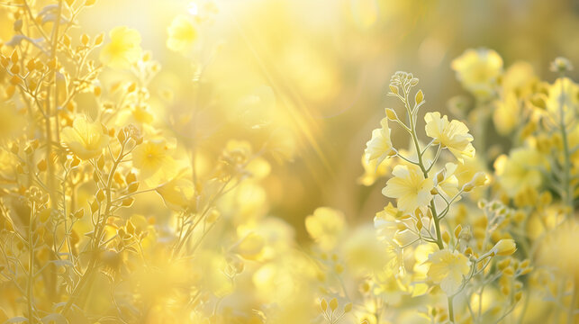 Spring sunshine and wild flowers - Powered by Adobe