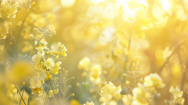 Spring sunshine and wild flowers