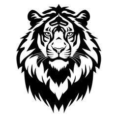 lion head vector