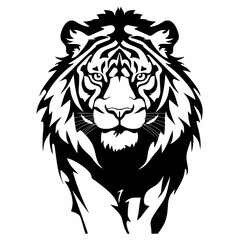 lion head vector