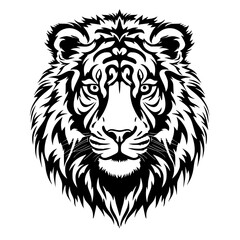 lion head vector