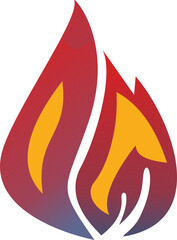 Vector graphic of fire logo illustration. This fire logo vector is perfect for company logos, stickers, banners, templates, identities, decorations and branding etc.