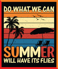 Summer Beach T-shirt Design. EPS. PNG, summer shat.  PNG, EPS, Files for clothing, bag, cups, card, EPS 10
