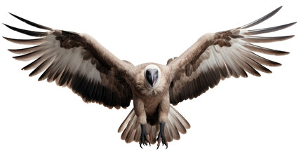 Majestic Vulture Shot on transparent background - obrazy, fototapety, plakaty