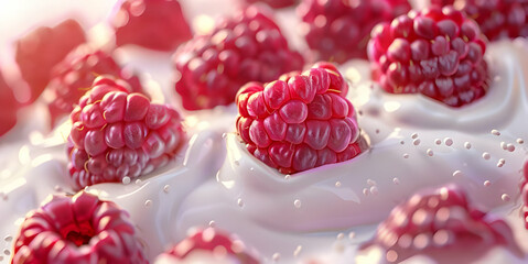 A Delectable Blend Of Creamy Fresh Raspberry, Extra Special Dessert