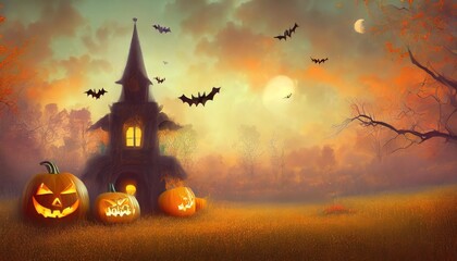 halloween spooky scary whimsical background
