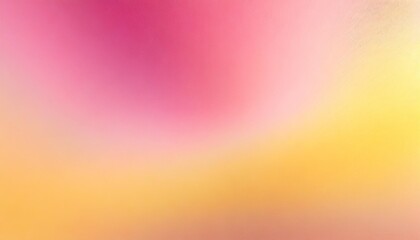 fuchsia pink blurred yellow grainy gradient background vibrant backdrop banner poster wallpaper website header design - obrazy, fototapety, plakaty