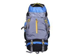 trendy and stylish backpack isolated on white background