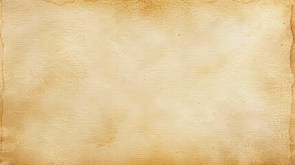 A vintage parchment paper texture background with space for text or design. The beige color of the old, aged paper creates an antique and nostalgic atmosphere. 