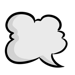 bubble textbox icon cartoon. manga textbox	
