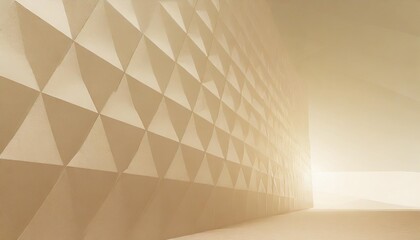 geometric polygon wall abstract mesh structure 3d illustration background