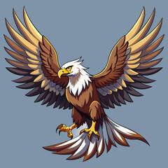Eagle, Eagle with open wings