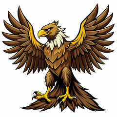 Eagle, Eagle with open wings