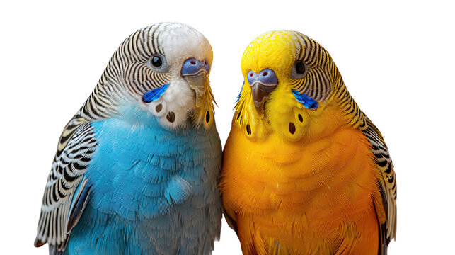 budgies birds melopsittacus undulatus bird isolated on transparent background