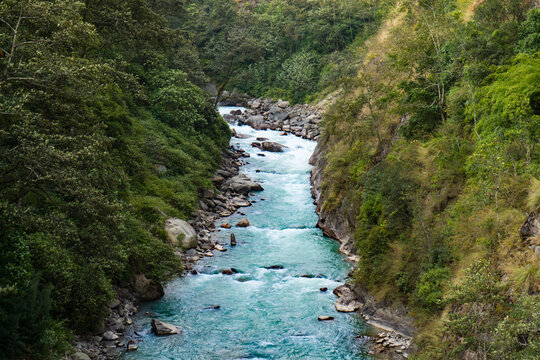 Tamor River on route to Kanchenjunga Base Camp Trek, Nepal