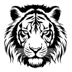 tiger head vector