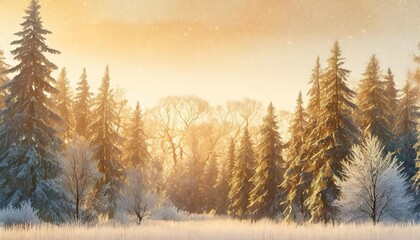 nature forest frost background wallpaper poster ppt