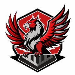 Eagle, Eagle with open wings