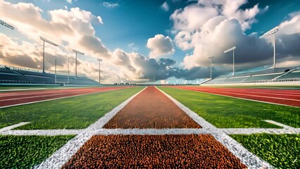 Unleash Your Speed: Conquer the Athletic Track with Determination and Grace